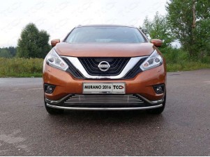 Защита переднего бампера 42 мм для Nissan Murano № NISMUR16-06