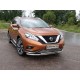 Защита передняя двойная 60-42 мм ТСС для Nissan Murano 2016-2021