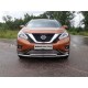 Защита передняя двойная 60-42 мм ТСС для Nissan Murano 2016-2021
