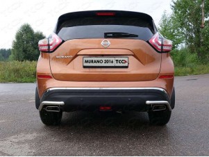 Защита задняя уголки 42 мм для Nissan Murano № NISMUR16-20