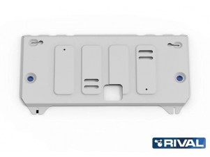 Защита картера + КПП + комплект крепежа, Rival, Алюминий для Changan Eado Plus 2023-, 1.4, робот №333.8917.1