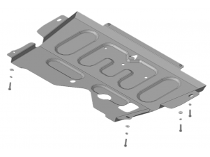 Защита картера двигателя, КПП для Renault Sandero Stepway 2009-2022 Renault Sandero 2008-2022 Renault Logan 2004-2016, Renault Logan 2014-2022, Nissan Almera 2012-2018, Lada X-Ray 2016-2022, Lada Largus 2012-н.в., Lada Largus 2024-н.в. №51706