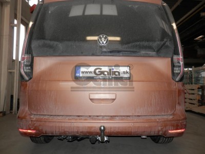 Фаркоп оцинкованный для Volkswagen Caddy 2020-н.в., Ford Tourneo Connect 2022-н.в. быстросъемное крепление шара