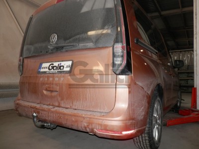 Фаркоп оцинкованный для Volkswagen Caddy 2020-н.в., Ford Tourneo Connect 2022-н.в. быстросъемное крепление шара
