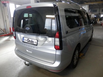 Фаркоп оцинкованный для Volkswagen Caddy 2020-н.в., Ford Tourneo Connect 2022-н.в. быстросъемное крепление шара