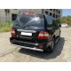 Обвод штатных порогов d-43 Технотек для Toyota Land Cruiser 100 1998-2007