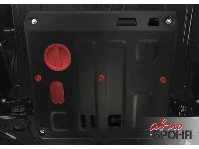 Защита картера + КПП (сталь) + комплект крепежа для JAC JS6 2022-н.в. (V - 1.5)