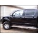Пороги с листом d-53 Технотек для Toyota Hilux 2011-2015