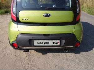 Декоративный глушитель 120-60 мм для Kia Soul № KIASOUL14-16