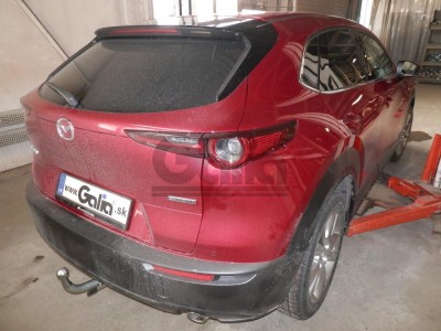 Фаркоп оцинкованный для Mazda CX-30 2019-н.в. условно-съемное крепление шара