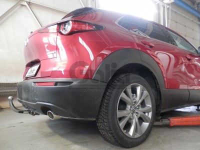 Фаркоп оцинкованный для Mazda CX-30 2019-н.в. условно-съемное крепление шара