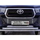 Решётка радиатора нижняя 12 мм ТСС для Toyota Hilux Exclusive 2018-2021