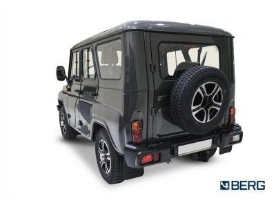 Фаркоп для UAZ Hunter 2003-н.в., UAZ 469 1972-1985, 2010-2011, UAZ 3151/31512 1985-2013 крепление шара на двух болтах