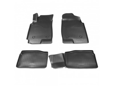 Коврики 3D в салон Norplast чёрные для FAW Besturn X80 2014-2018