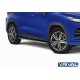 Порог-площадка "Silver" F180AL Rival + комплект крепежа Chery Tiggo 7 2019-2020, Chery Tiggo 8 2020-н.в., Chery Tiggo 8 Pro 2021-н.в.,Chery Tiggo 8 Pro Max 2022-н.в., Exeed LX 2022-н.в. 