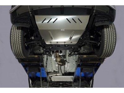 Защиты комплект (алюминий) 4мм (картер, кпп, бак) для Chery Tiggo 8 Pro 2021 – н.в.
