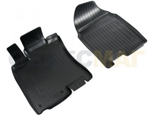 Коврики в салон Norplast полиуретан чёрные передние для Nissan Qashqai/Qashqai +2 № NPA10-C61-600