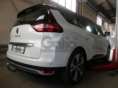 Фаркоп оцинкованный для Renault Scenic 2016-2022, Renault Grand Scenic 2016-2022 условно-съемное крепление шара