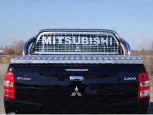 Защита кузова и заднего стекла 75х42 мм для крышки для Mitsubishi L200 № MITL20019-23