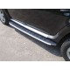 Пороги алюминиевые ТСС с накладкой для Renault Duster 2015-2021 RENDUST15-14AL