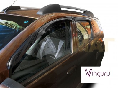 Дефлекторы окон Vinguru 4 штуки для Renault Duster 2011-2021