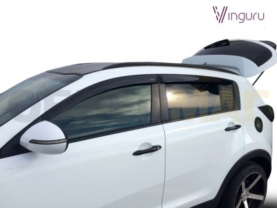 Дефлекторы окон Vinguru 4 штуки для Kia Sportage 2010-2015