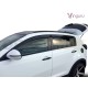 Дефлекторы окон Vinguru 4 штуки для Kia Sportage 2010-2015