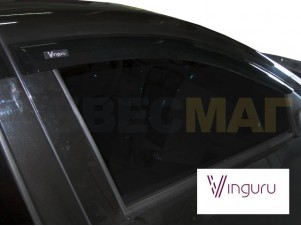 Дефлекторы окон Vinguru 4 штуки на седан для Renault Logan № AFV55414