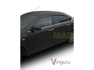 Дефлекторы окон Vinguru 4 штуки на седан для Nissan Almera № AFV55912