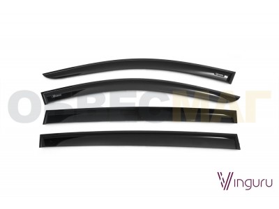 Дефлекторы окон Vinguru 4 штуки на хетчбек для Renault Sandero 2014-2021 AFV73714