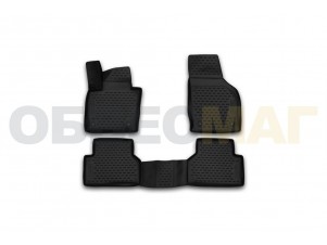 Коврики 3D в салон Element полиуретан 4 штуки для АКПП на Audi Q3 № CARAUD00001
