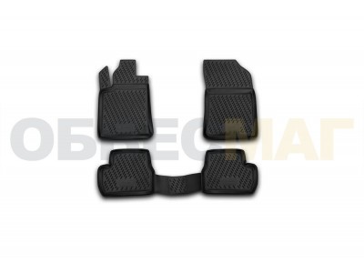 Коврики в салон полиуретан 4 штуки Element для Citroen C3 2010-2021