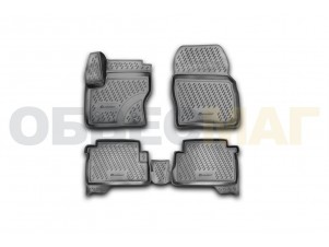 Коврики 3D в салон Element полиуретан 4 штуки на Ford Kuga № CARFRD00009k