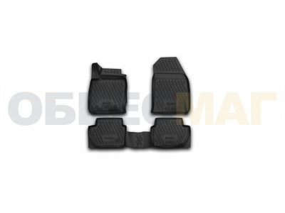 Коврики 3D в салон полиуретан 4 штуки Element для Ford Ecosport 2013-2021