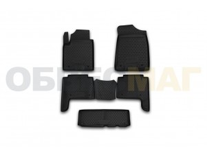 Коврики в салон Element полиуретан 5 штук на Infiniti QX56 № CARINF10003
