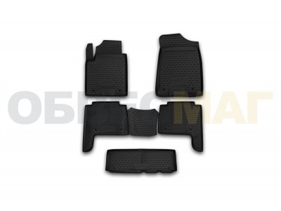 Коврики в салон полиуретан 5 штук Element для Infiniti QX56 2010-2013
