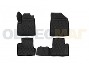 Коврики 3D в салон Element полиуретан 4 штуки на Jeep Cherokee № CARJEP00009