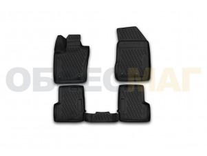 Коврики 3D в салон Element полиуретан 4 штуки на Jeep Renegade № CARJEP00013