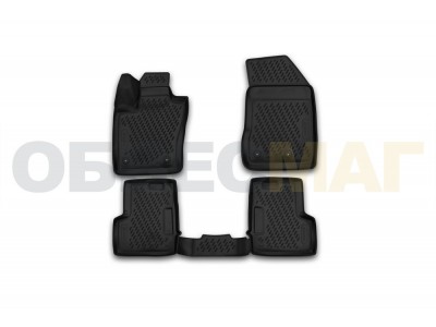 Коврики 3D в салон полиуретан 4 штуки Element для Jeep Renegade 2014-2021