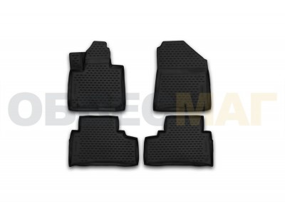 Коврики 3D в салон полиуретан 4 штуки Element для Kia Sorento Prime 2015-2021