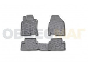 Коврики в салон Element полиуретан 4 штуки на Nissan Qashqai № CARNIS00021