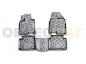 Коврики в салон Element полиуретан 4 штуки на Nissan Qashqai +2 № CARNIS00023