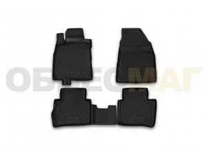 Коврики в салон Element полиуретан 4 штуки на Nissan Tiida № CARNIS00029