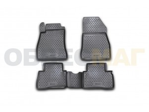 Коврики в салон Element полиуретан 4 штуки с клипсой R/N на Nissan Juke № CARNIS10044