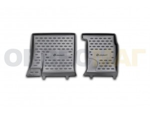 Коврики в салон Element полиуретан 2 штуки на Nissan Qashqai +2 № CARNIS10053