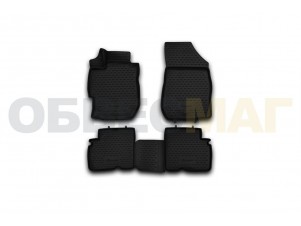 Коврики 3D в салон Element полиуретан 4 штуки на Nissan Almera № CARNIS10055k