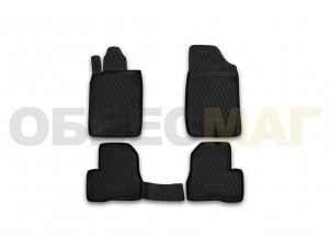 Коврики в салон Element полиуретан 4 штуки на Peugeot 206 № CARPGT00007