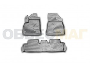 Коврики в салон Element полиуретан 3 штуки на Peugeot 3008 № CARPGT00023