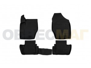 Коврики 3D в салон Element полиуретан 4 штук на Peugeot 408 № CARPGT10031k