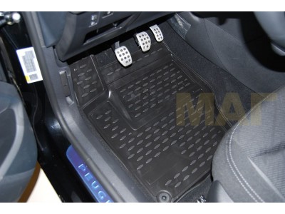Коврики 3D в салон полиуретан 4 штук Element для Peugeot 408 2012-2021